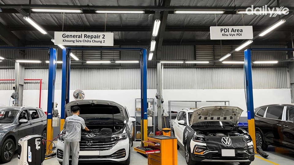 Sở hữu một xưởng dịch vụ có quy mô lớn