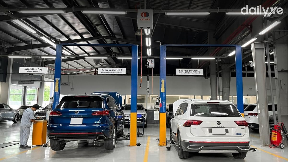 Xưởng dịch vụ showroom Volkswagen Nghệ An