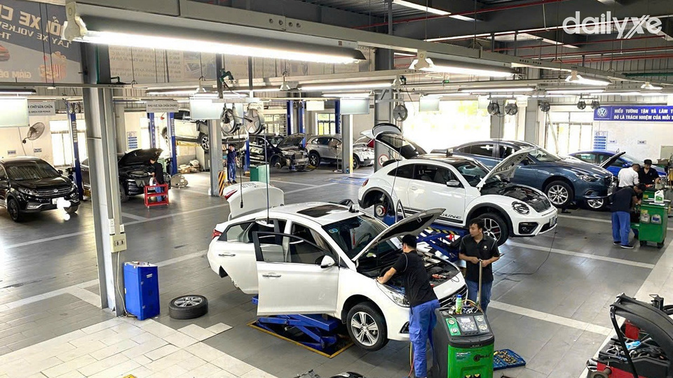 Xưởng dịch vụ bảo dưỡng sửa chữa của Volkswagen Hạ Long