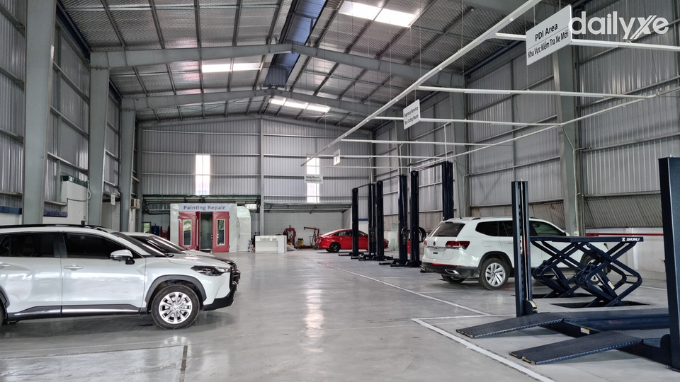 Xưởng dịch vụ của đại lý Volkswagen Hải Phòng