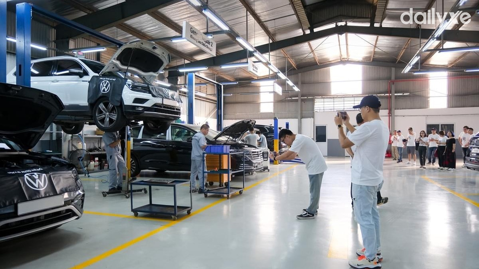 Sở hữu xưởng dịch vụ có quy mô lớn