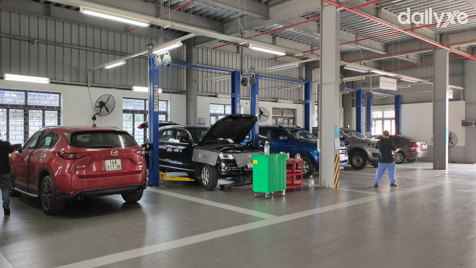 Xưởng dịch vụ của đại lý Volkswagen Quảng Ninh