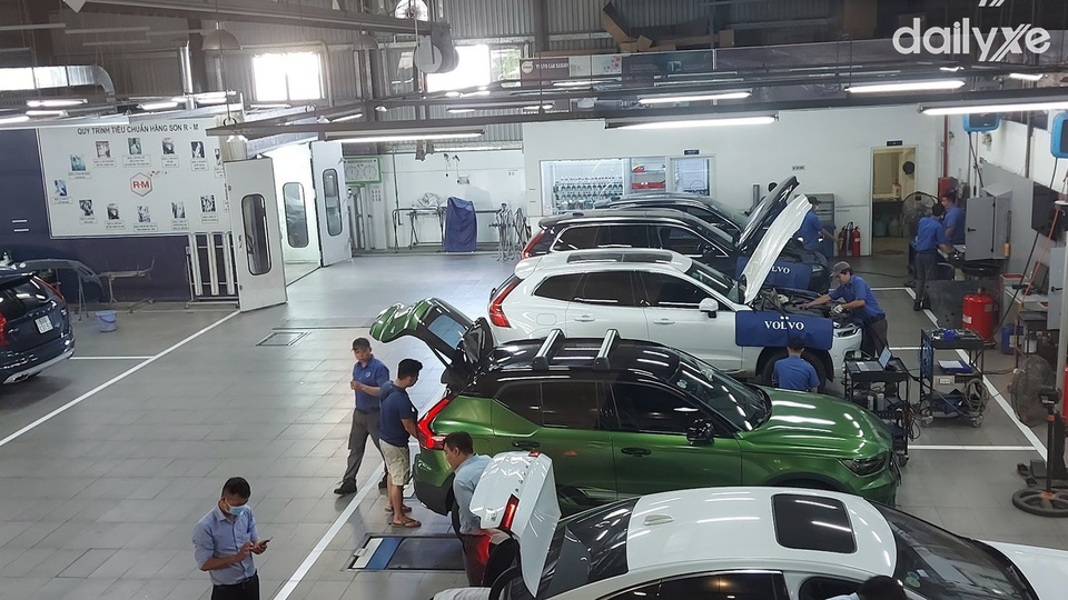 Xưởng dịch vụ quy mô hiện đại