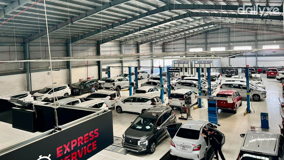 Xưởng dịch vụ của đại lý Mitsubishi Kiên Giang