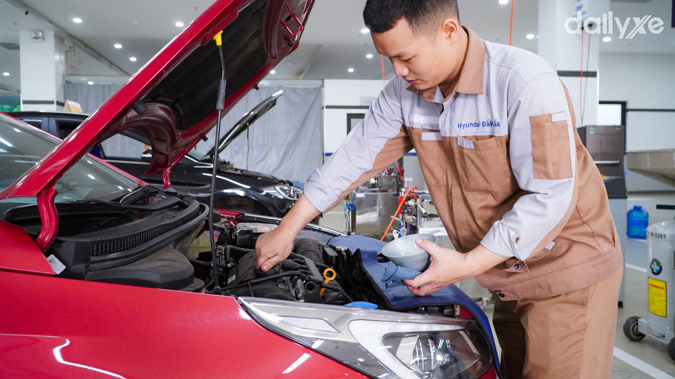 Xưởng dịch vụ của đại lý Hyundai Đắk Lắk