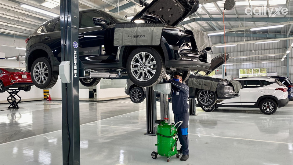 Phòng bảo dưỡng xe Mazda Bình Định