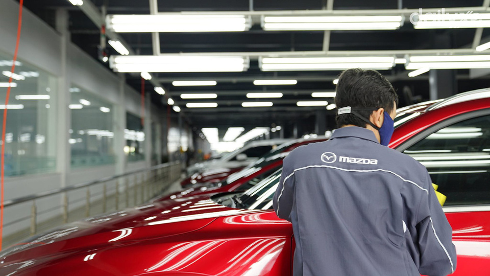 Xưởng dịch vụ tại Mazda Hải Dương
