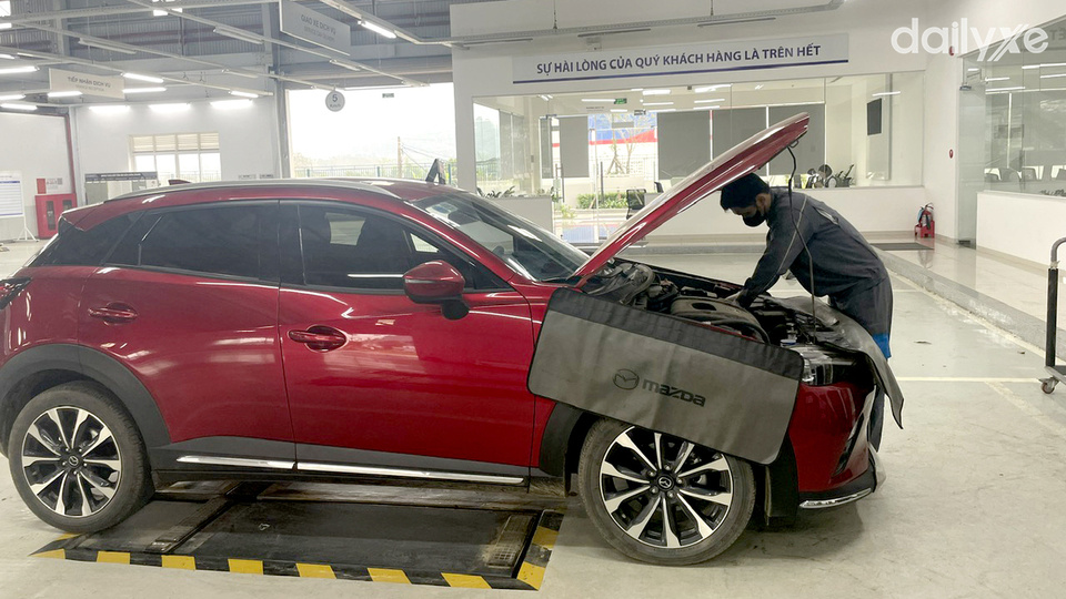 Xưởng dịch vụ của showroom Mazda Thọ Xuân