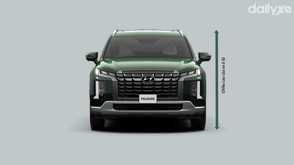 Chiều cao của xe ô tô