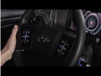 Ý tưởng nội thất mới của xe Hyundai có hiển thị 3D và hai màn hình cảm ứng trên vô lăng