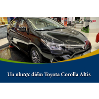 Đánh giá ưu nhược điểm của xe Toyota Corolla Altis